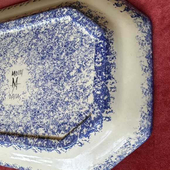 RARE MOLLY DALLAS VINTAGE CERAMIC PLATTER "PROMISE KEPT" - Picture 4 of 8